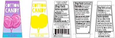 Image Description (Cotton Candy Scented Hand Sanitizer 29 mL)